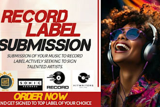 do record label submission to 1000 influential active record label to get signed