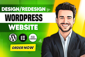 design, redesign, build, copy, clone,  edit, fix or revamp wordpress website