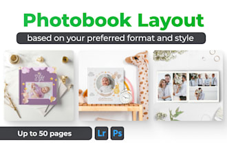 design a custom photo book layout