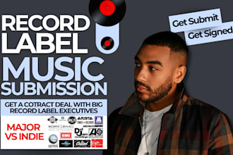 do record label submission to top 1k record label managers to get signed