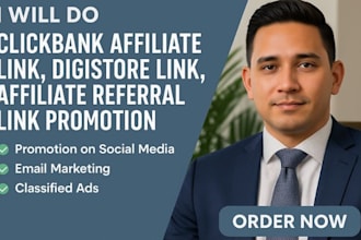 do clickbank affiliate link,digistore link, affiliate referral link promotion
