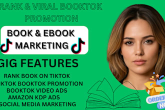 viral and rank book on tiktok booktok kdp bookrank ads tiktok ebook marketing