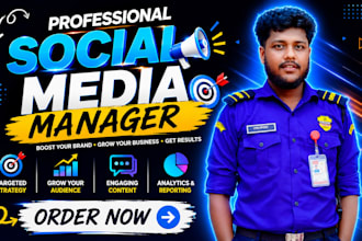 be your professional social media marketing manager