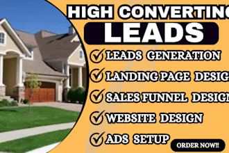 provide dubai, usa, saudi arabia, uk real estate leads, solar leads facebook ads