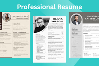 design and edit a professional, job winning resume with a custom resume template