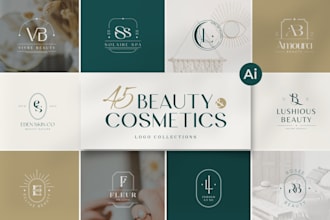 do luxury realtor, fashion, beauty and cosmetic logo design for you