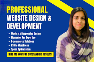 design or revamp modern, professional wordpress websites