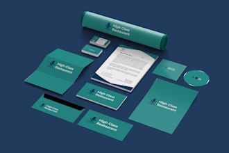 design visual identity, corporate branding, brand kit and brand style guide