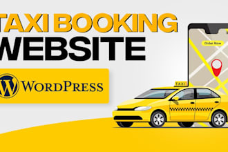 design taxi booking website, airport pickup, chauffeur website