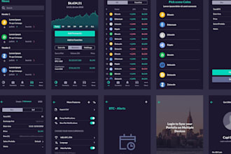 ico landing,staking,swapping,crypto,meme website,p2p platform,exchange website