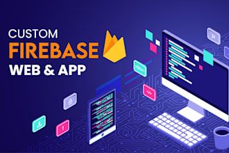 build scalable firebase web by using latest technology and responsive design