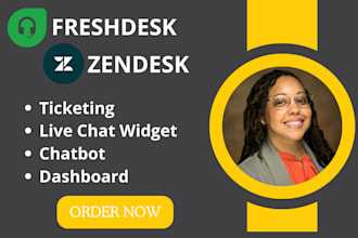 be the freshdesk, zendesk, messagebird, and gorgias expert for your business