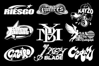 design trendy y2k streetwear logo that stand out