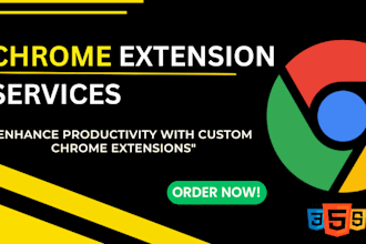 develop chrome extension, web automation bot, data scraper