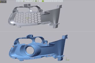 professional reverse engineering  3d cad models and manufacturing drawings