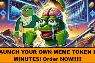 develop and launch meme coin for you