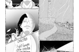 draw great manga or comic pages for you