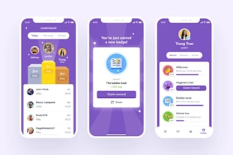 develop quiz app, ai quiz app, survey app, educational app, trivia, polls