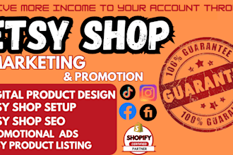 set up etsy shop, etsy digital product shop, etsy prooduct listing, etsy SEO