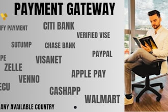 create onlines banks UK, USA lic,eln wise stripe sumup zeller cash app