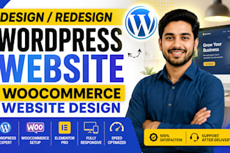 design wordpress website redesign wordpress woocommerce website blog website