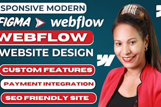 develop a responsive webflow website, figma to webflow design