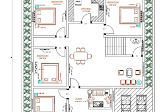 draft site plan, blueprints, site, house plans for your construction project