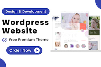 design a website for you with divi wordpress theme