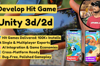 develop and design a hit unity 3d game