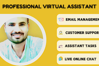 be your virtual assistant for email online chat and customer