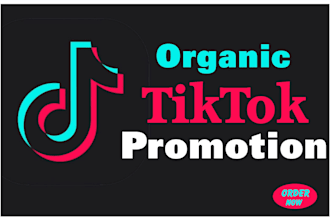 do organic tiktok promotion