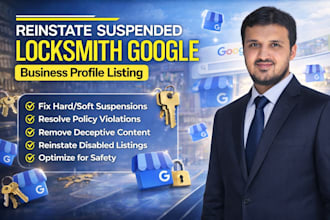 reinstate locksmith google my business suspended listing