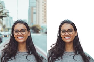 do object and background removal, white, transparent