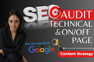 create an expert SEO audit, fix errors, website analysis in presentation format