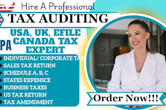 prepare US tax return personal and business llc, and ppp doc, efile USA