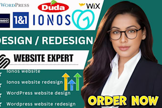 ionos website, wordpress ionos website, godaddy website design, godaddy domain