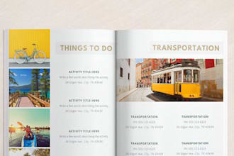 canva property rental brouchure design