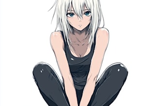 make anime fan art manga vector illustration