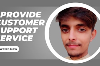 provide chat support and full time customer service agent and live chat