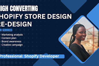 design shopify website build branded shopify store  ecommerce store