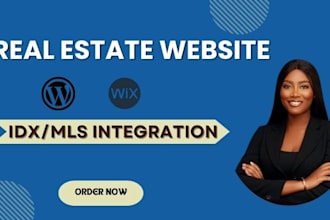 design luxury real estate  website with idx, mls property listing