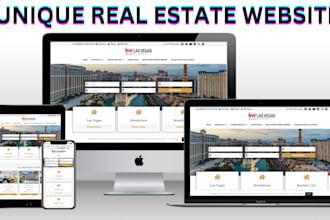 build real estate website landing page, realtor integrate idx mls wix wordpress