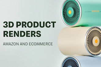 create photorealistic 3d product renders for amazon and ecommerce