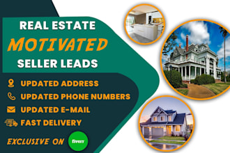 provide real estate motivated sellers leads and skip tracing
