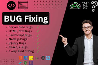 debug errors in your javascript, html, css, expressjs in 1 hour