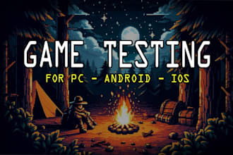 test, review and find bugs in your video game