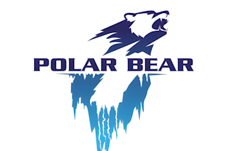 craft professional polar bear logo