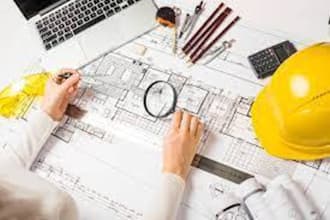 stamp architectural and engineering drawing mep 2d floor  plan for city permit