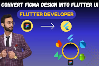 convert figma to flutter app UI  clean, responsive code