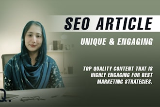 be your SEO article writer